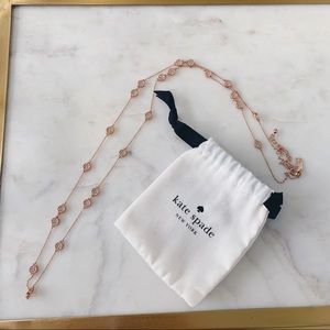 kate spade Jewelry - Kate Spade Gatsby Rose Gold Scatter Necklace kate spade Jewelry - Kate Spade Gatsby Rose Gold Scatter Necklace